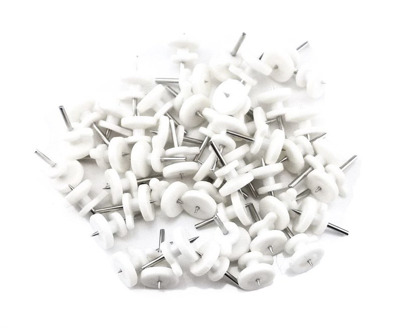 yueton 50pcs Mini Wall Mount Non-Mark Hooks Picture Photo Frame Hangers - Image 1